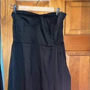 Black Calvin Klein cocktail dress with pockets
